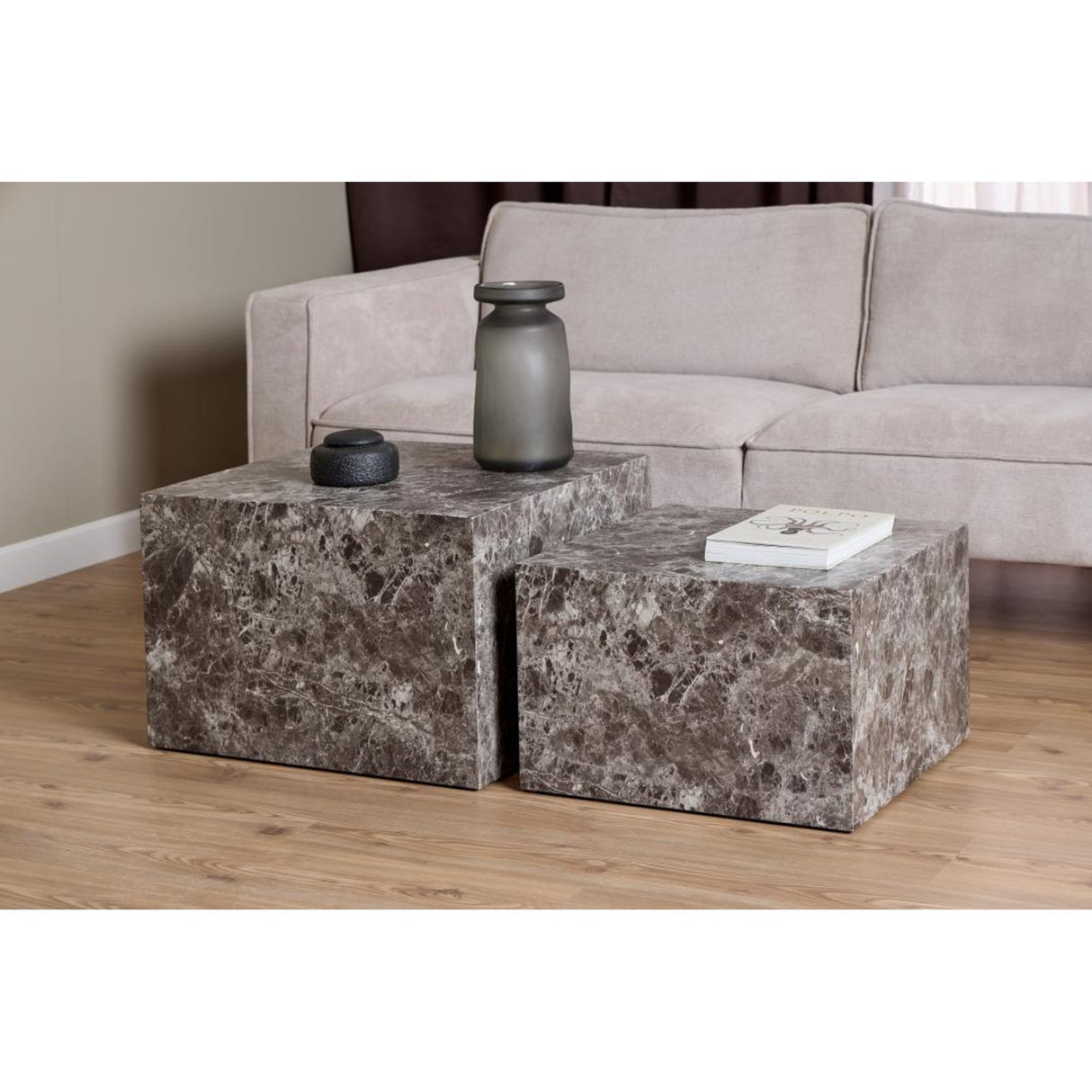 Dijon Satsbord 58x58 cm Ljusbrun