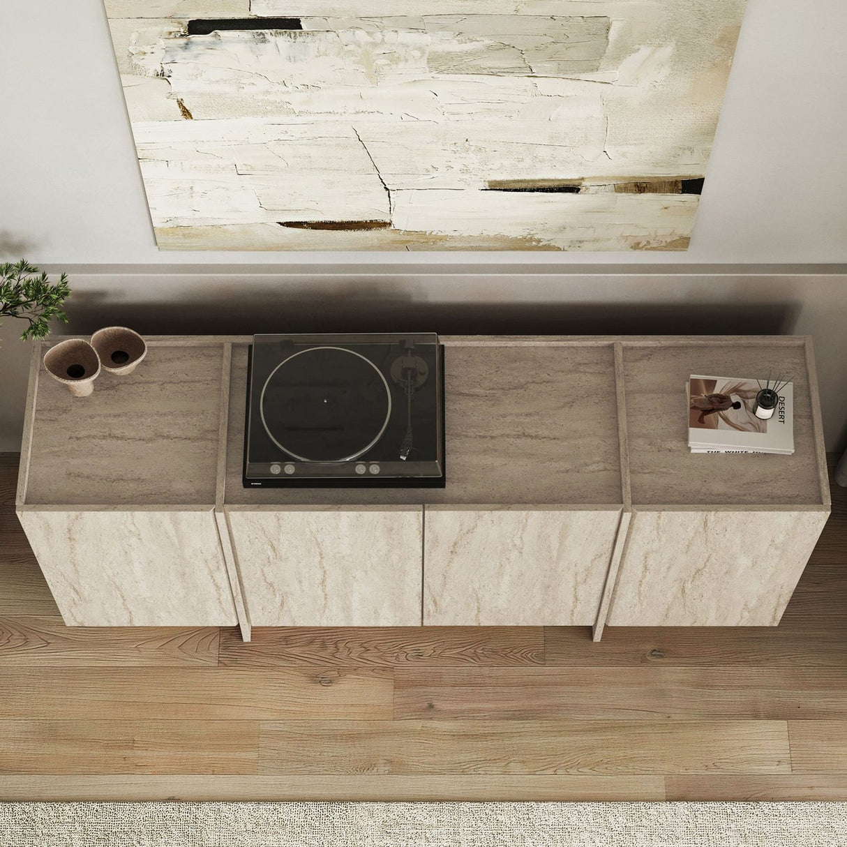 Dant Konsolbord Travertine