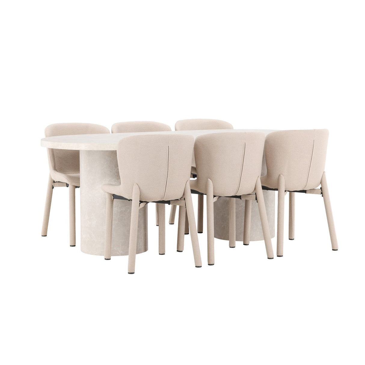 Narvik, Astoria Oval matgrupp Beige, Beige, 200 x 100