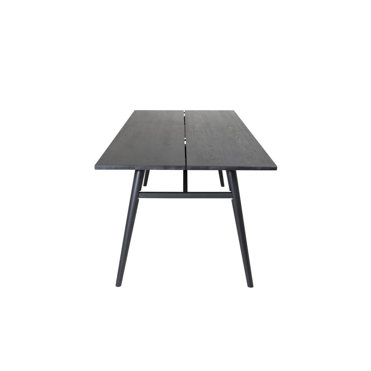 Sleek Rektangulärt matbord Svart, Fanér, 195 x 95