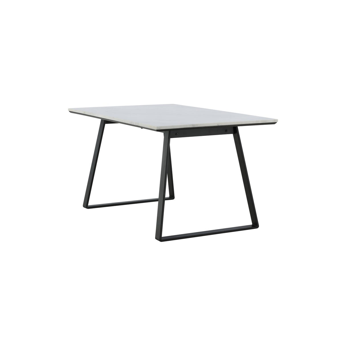 Estelle Rektangulärt matbord Svart,Vit, Marmor, 140 x 90