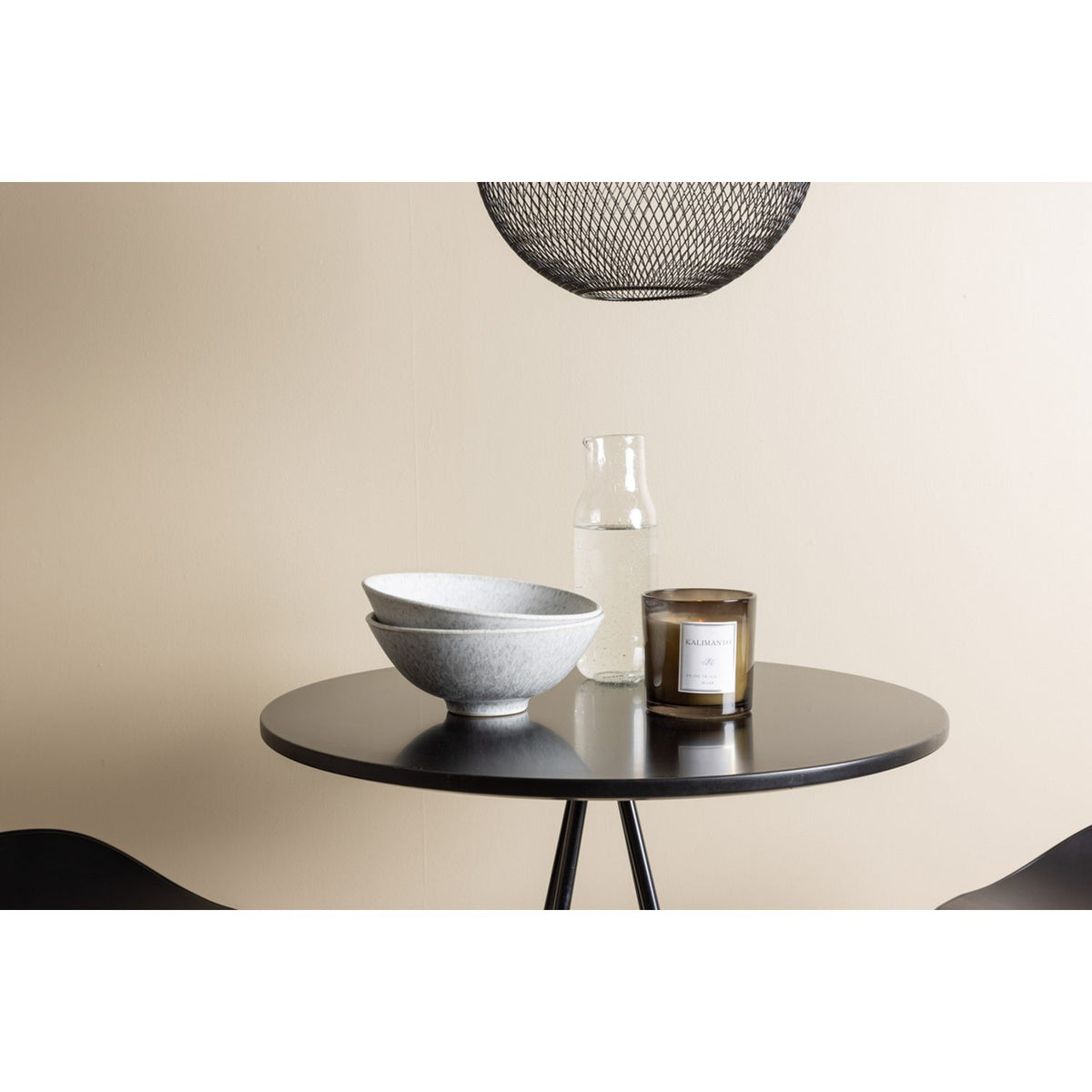 Bistro, Adesto Rund matgrupp Svart, Svart, ⌀60