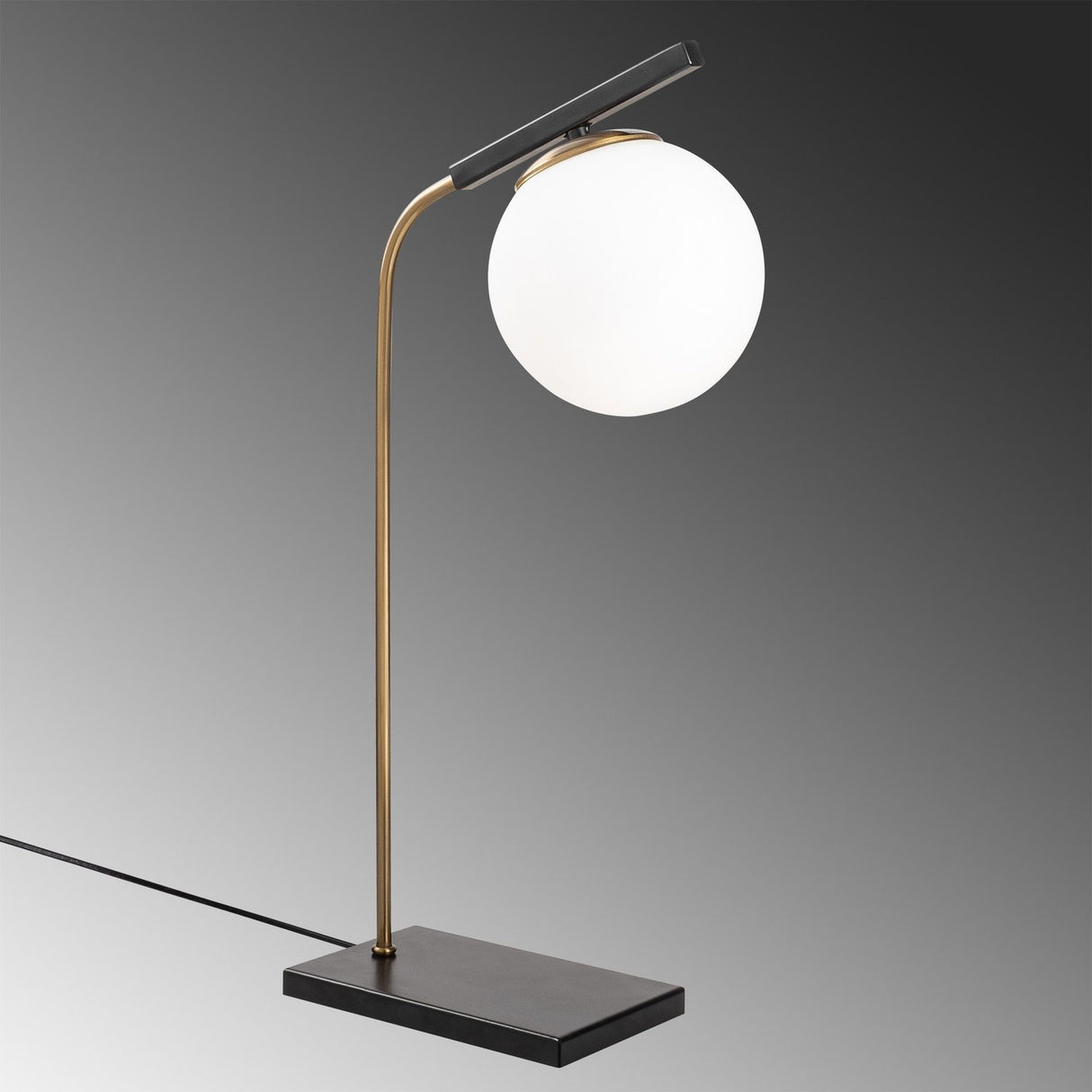 Lima (15 x 26 cm) Guld Svart Bordslampa