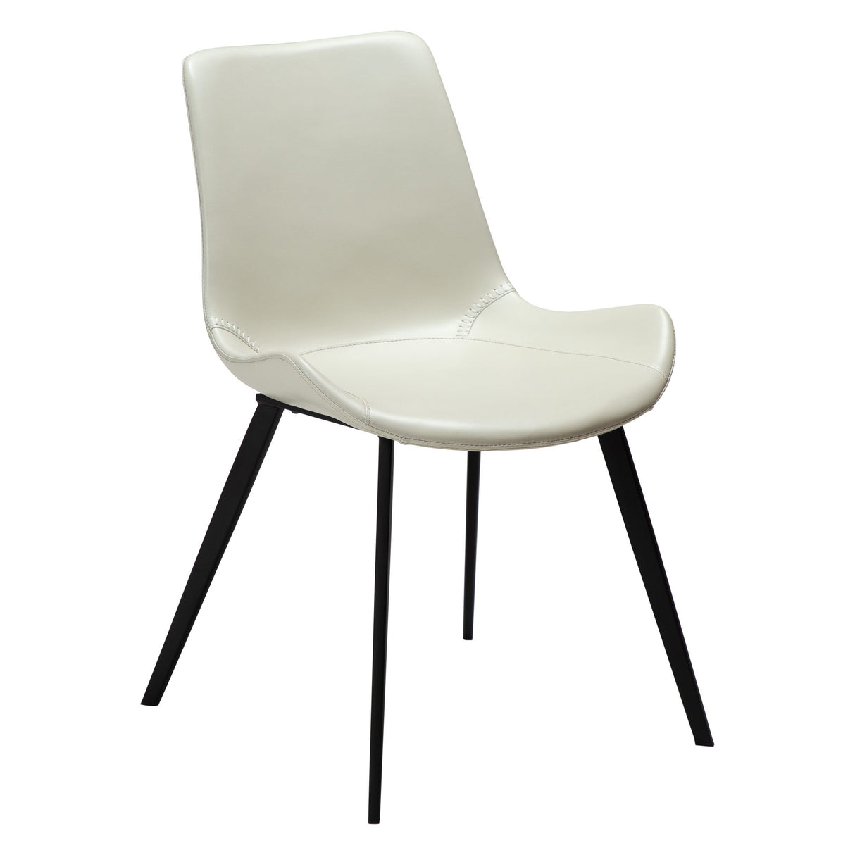 Hype Stol Bone White Art.Leather, Black