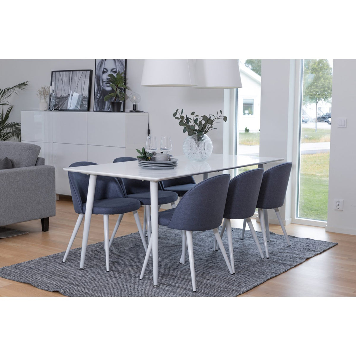 Polar, Velvet Rektangulär matgrupp