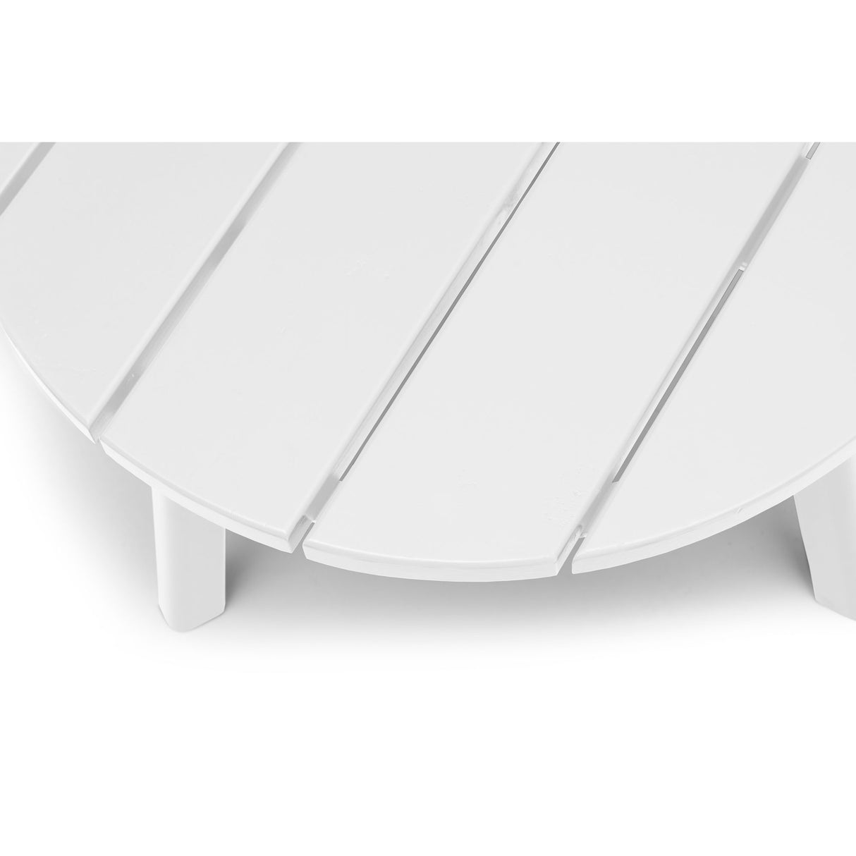 Tennessee Utesidobord Ø50 cm Vit