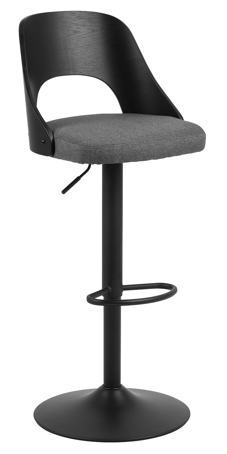 Dina Barstol Malmo tyg Mörkgrå