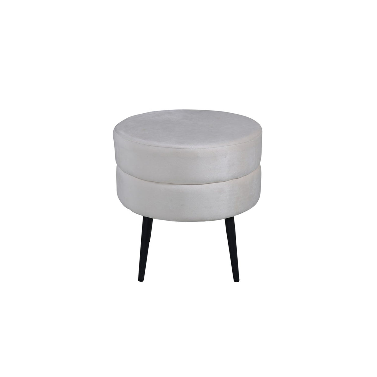 Pot Puff Ljusbeige, Polyestersammet
