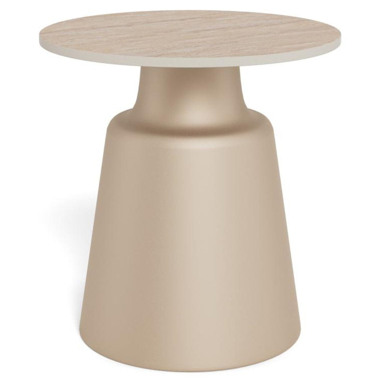 Nimbus Sidobord Keramik Beige 45 cm Runt