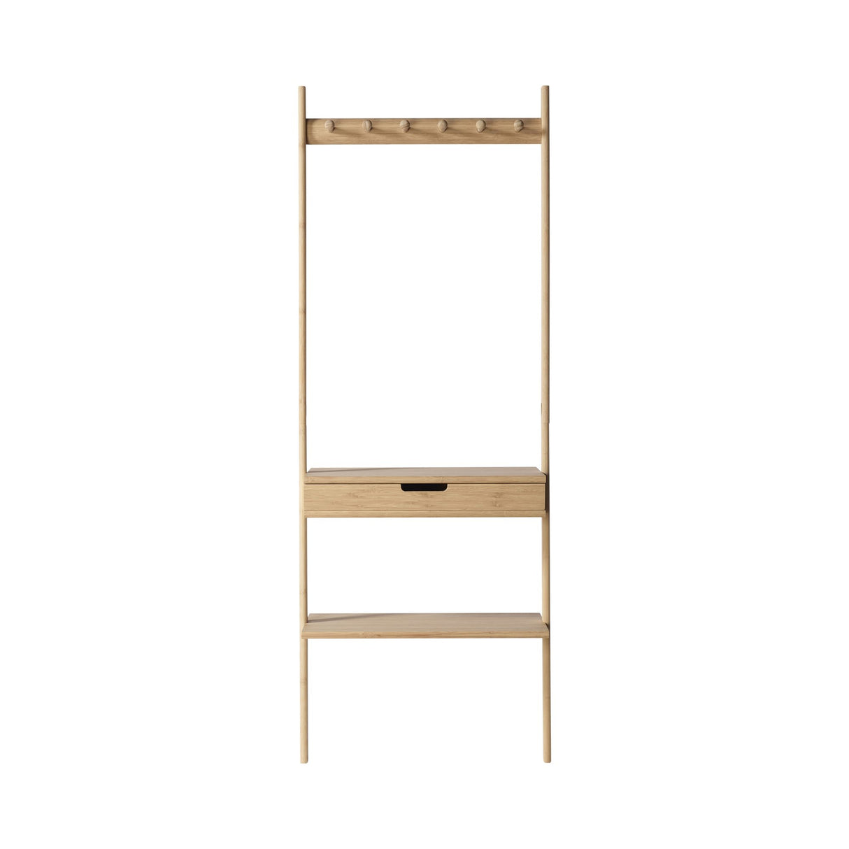 Vägghylla med Låda Bambu