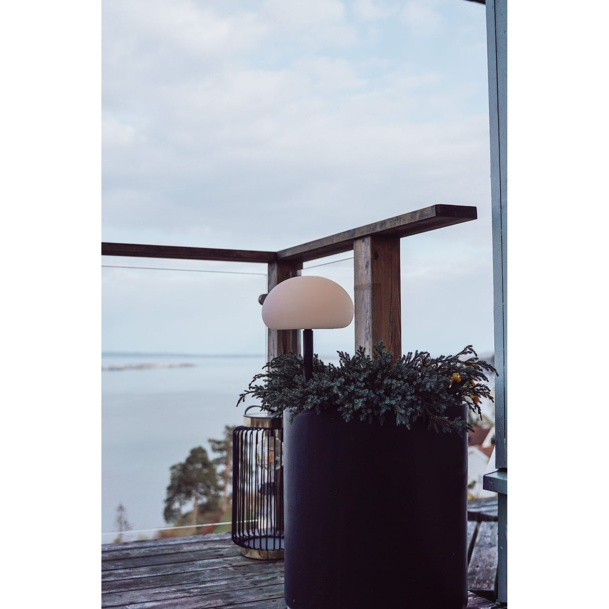 Uppladdningsbar Sponge Spike Vit Markspettlampa