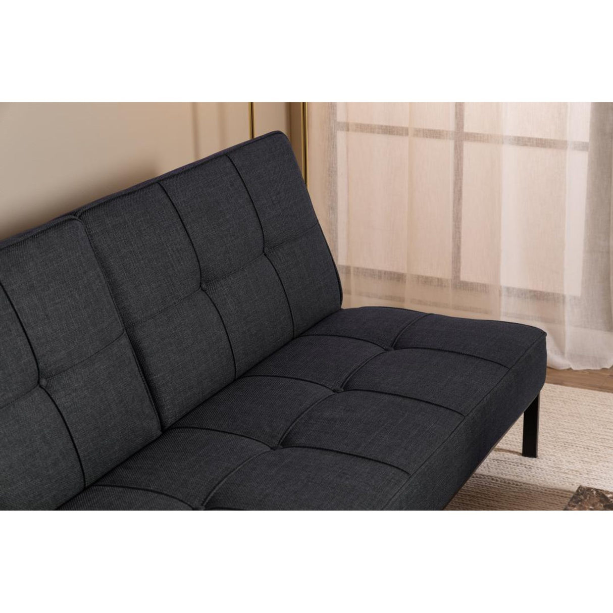 Reese Bäddsoffa Basel tyg Mörkgrå