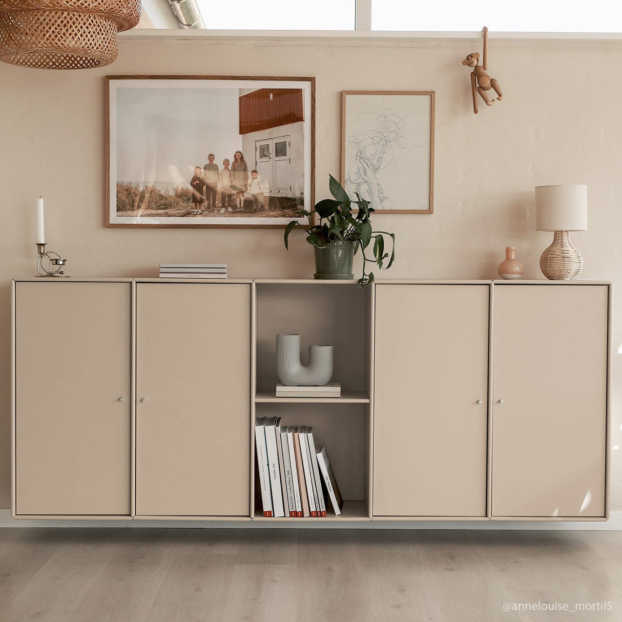 Savannah Quadrant-skänk Sand