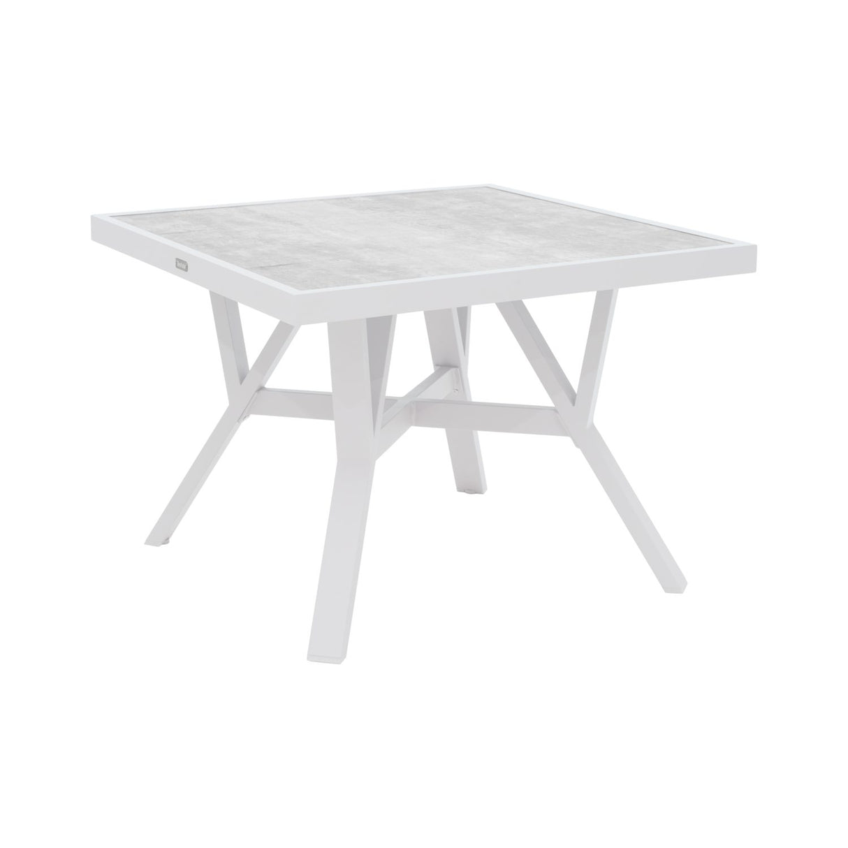 Samvaro Soffbord Vit/Grå 90x90 cm