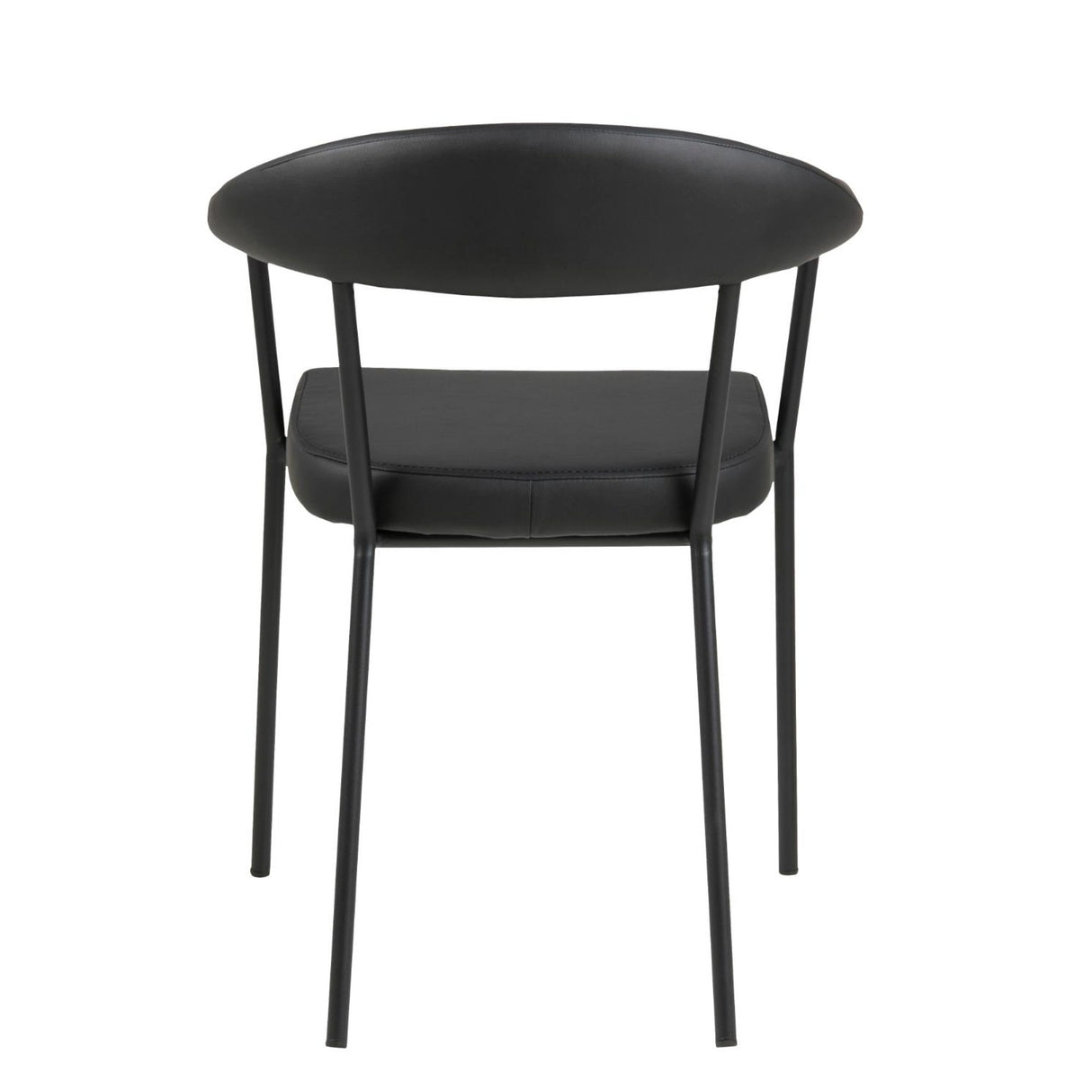 Henri Karmstol PU Svart