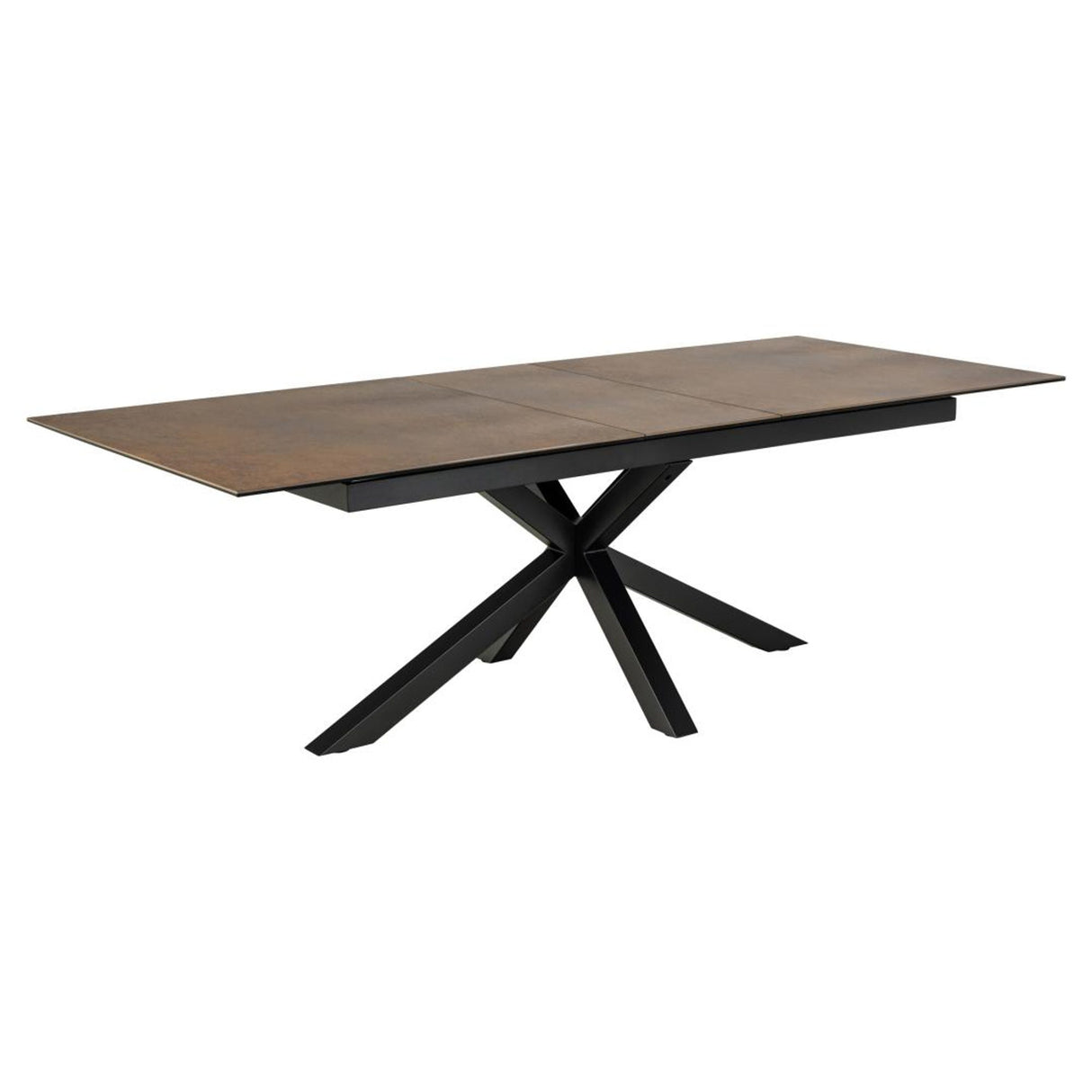 Verdun Matbord 100x200-240 cm Rostbrun Lemco
