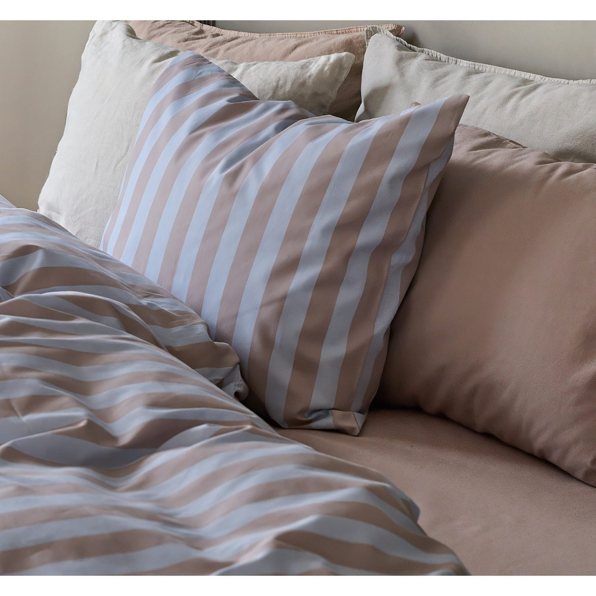 2-Dels Set Sanna Stripe Multi Påslakanset Enkelsäng