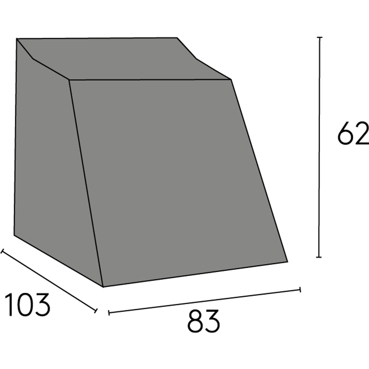 Möbelskydd Kungshult Fåtölj Svart