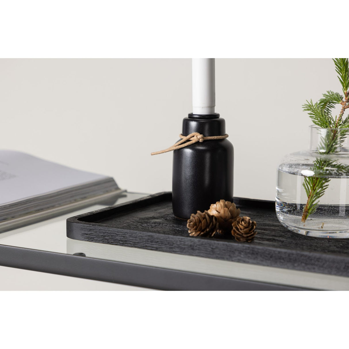 Ulricehamn Ljusstake Black, 6 x 28