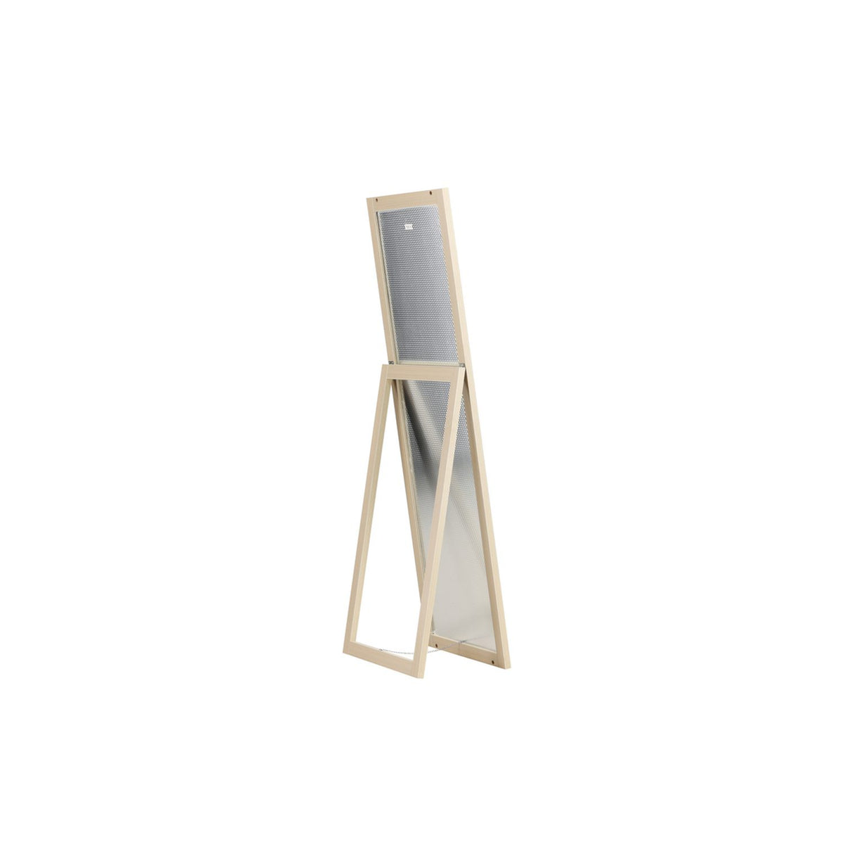 Sebring Stor spegel Vitlaserad