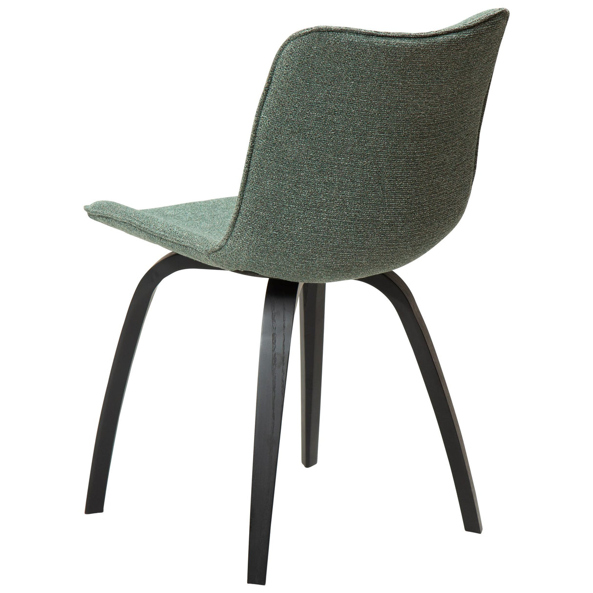 Glee Stol Pebble Green Bouclé, Black