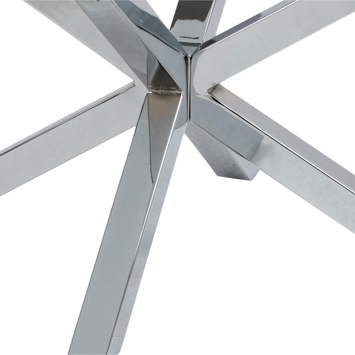 Verdun Soffbord Rund 82 cm Glas/Krom