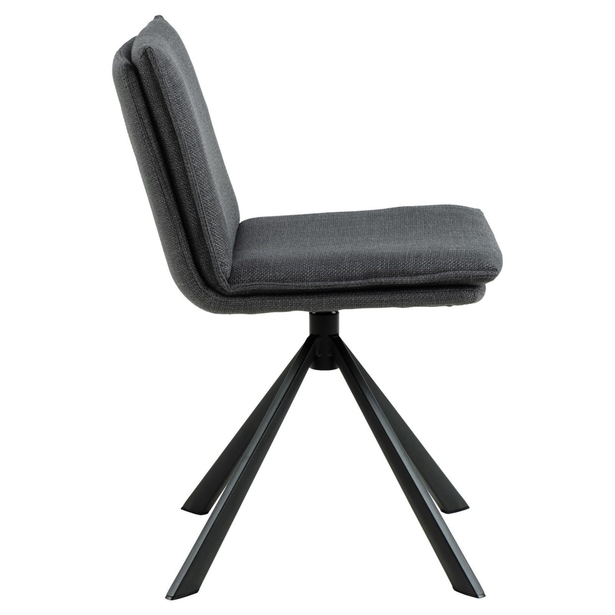 Cranston Matstol Basel tyg Mörkgrå