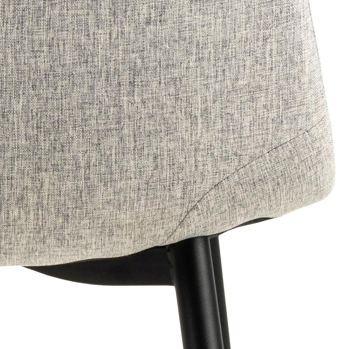 Nicole Matstol Nesia tyg Ljusgrå/Svart