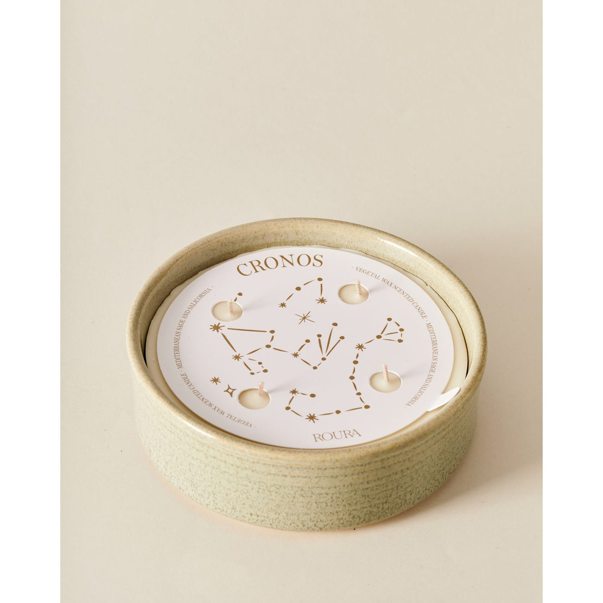 Cosmos Terracotta Dofljus Doftljus Dark Sage & Coriander, 16x5,5cm