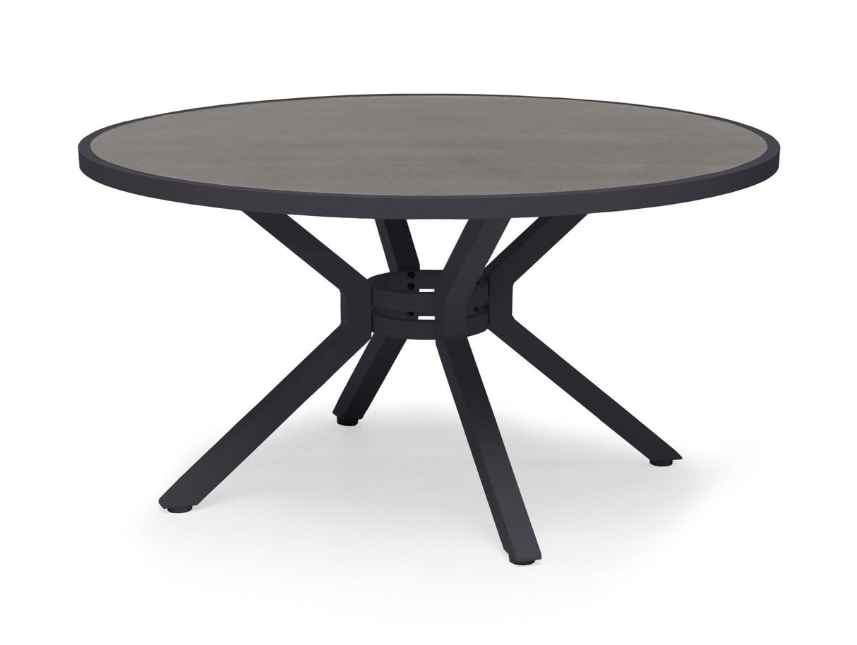 Hånger Utebord Ø140 cm Svart