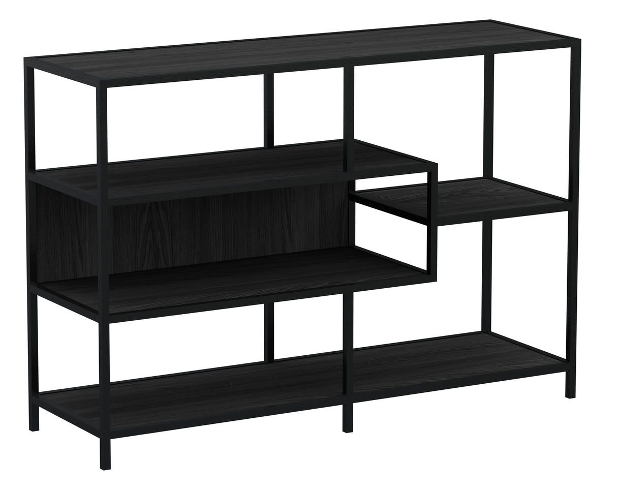 Notting Hill Bokhylla Panel 78x114x35 cm Svart