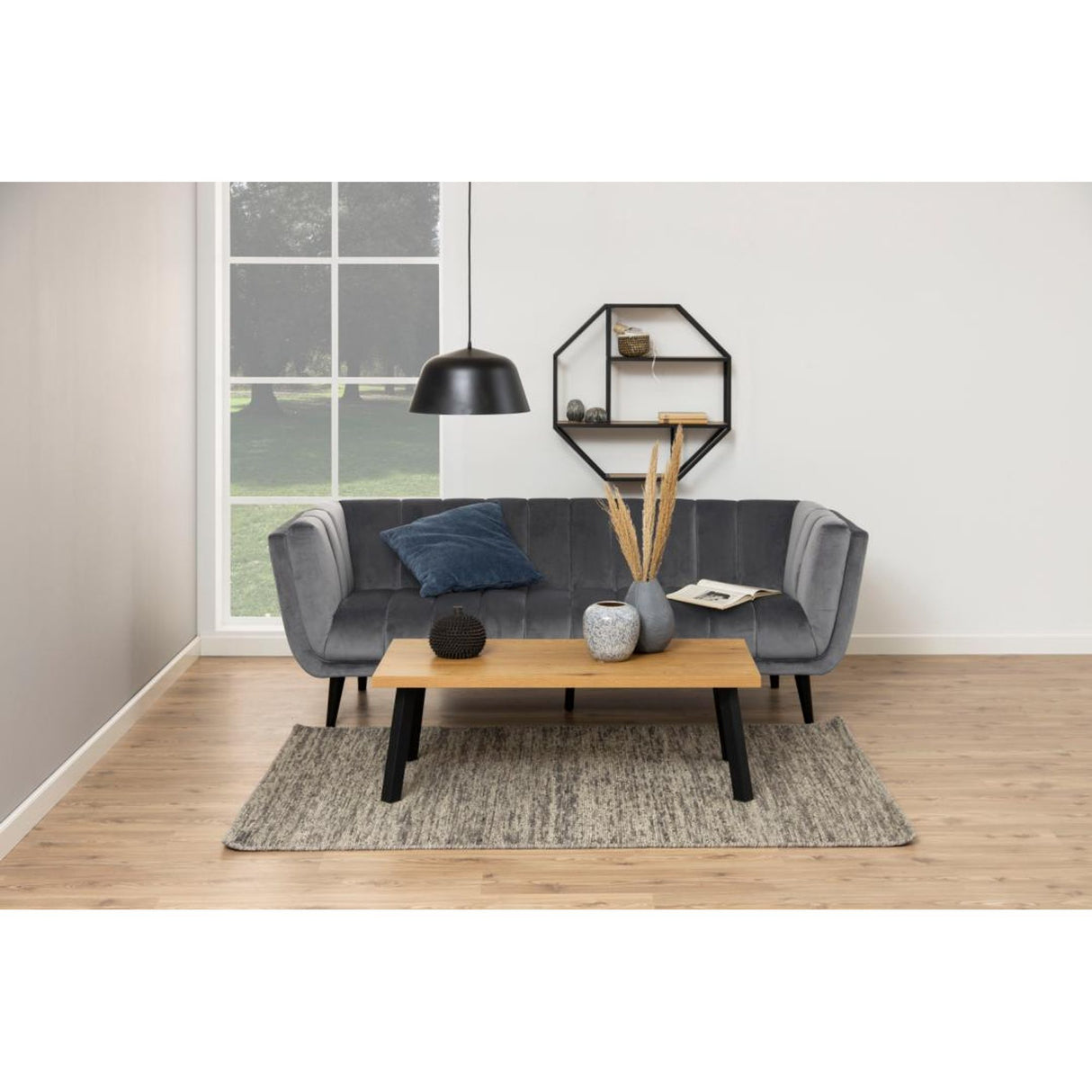 Notting Hill Vägghylla 77x77x20 cm Ek