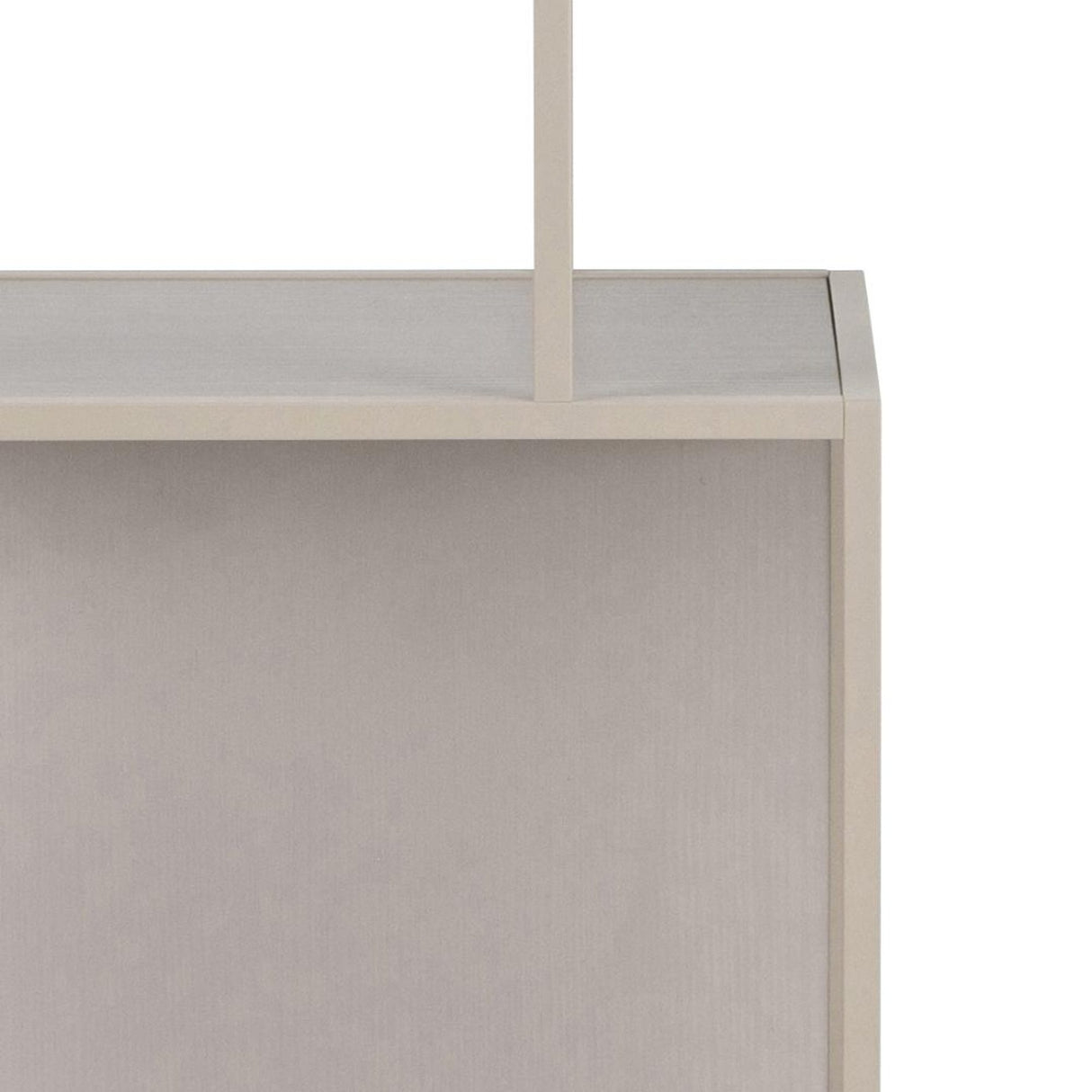 Notting Hill Bokhylla med baksida 185x77x35 cm Grå