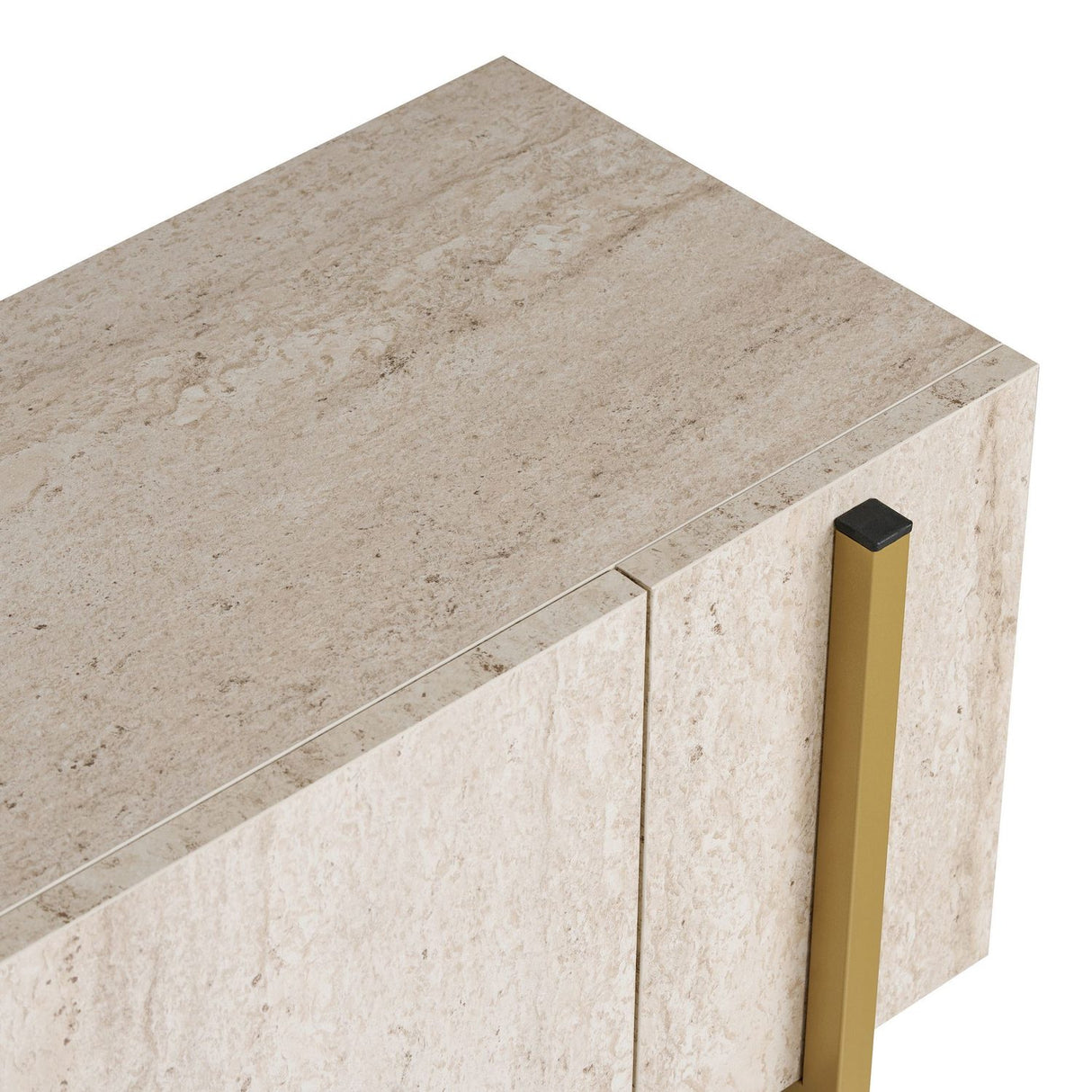 Carlito TV-bänk Travertine Gold