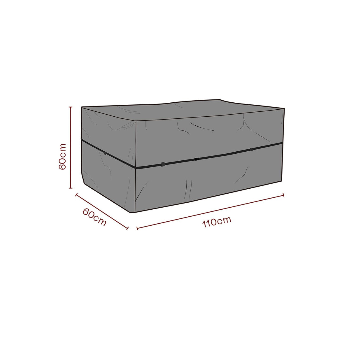 Möbelskydd till Dynbox 110x60x60 cm