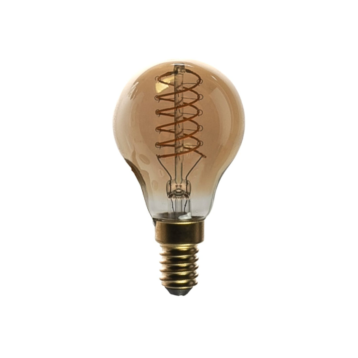 Glödlampa E14 SPIRAL-LED P45 Glödlampa Gul