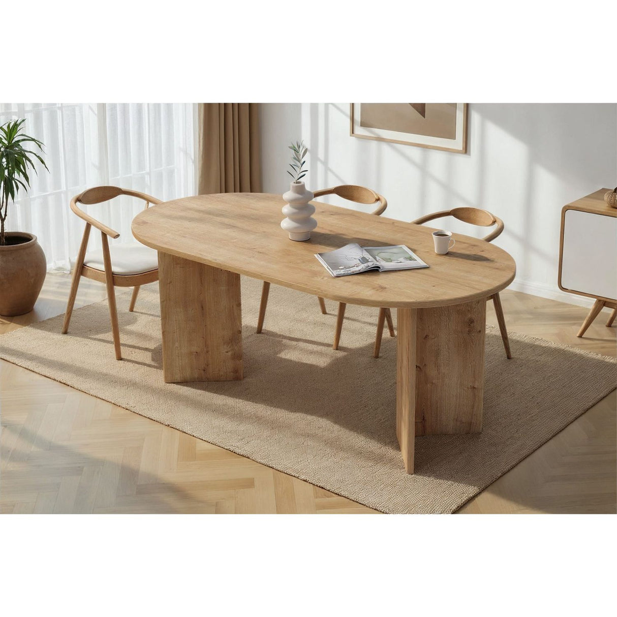 Melo Matbord Sapphire Oak