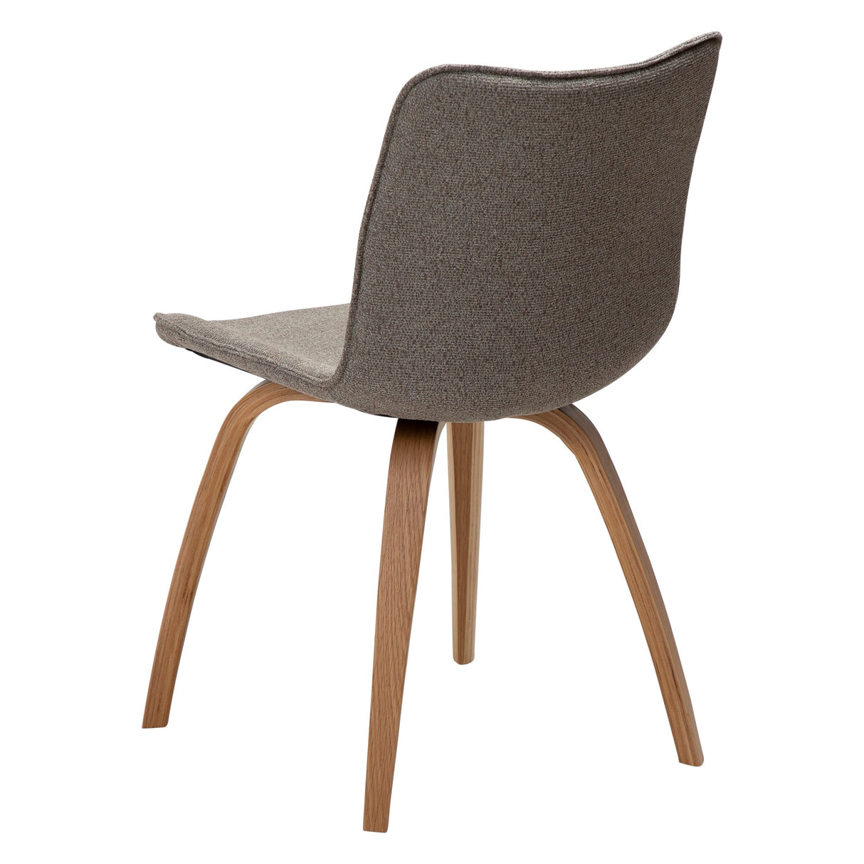 Glee Stol Pebble Earth Bouclé, Oak