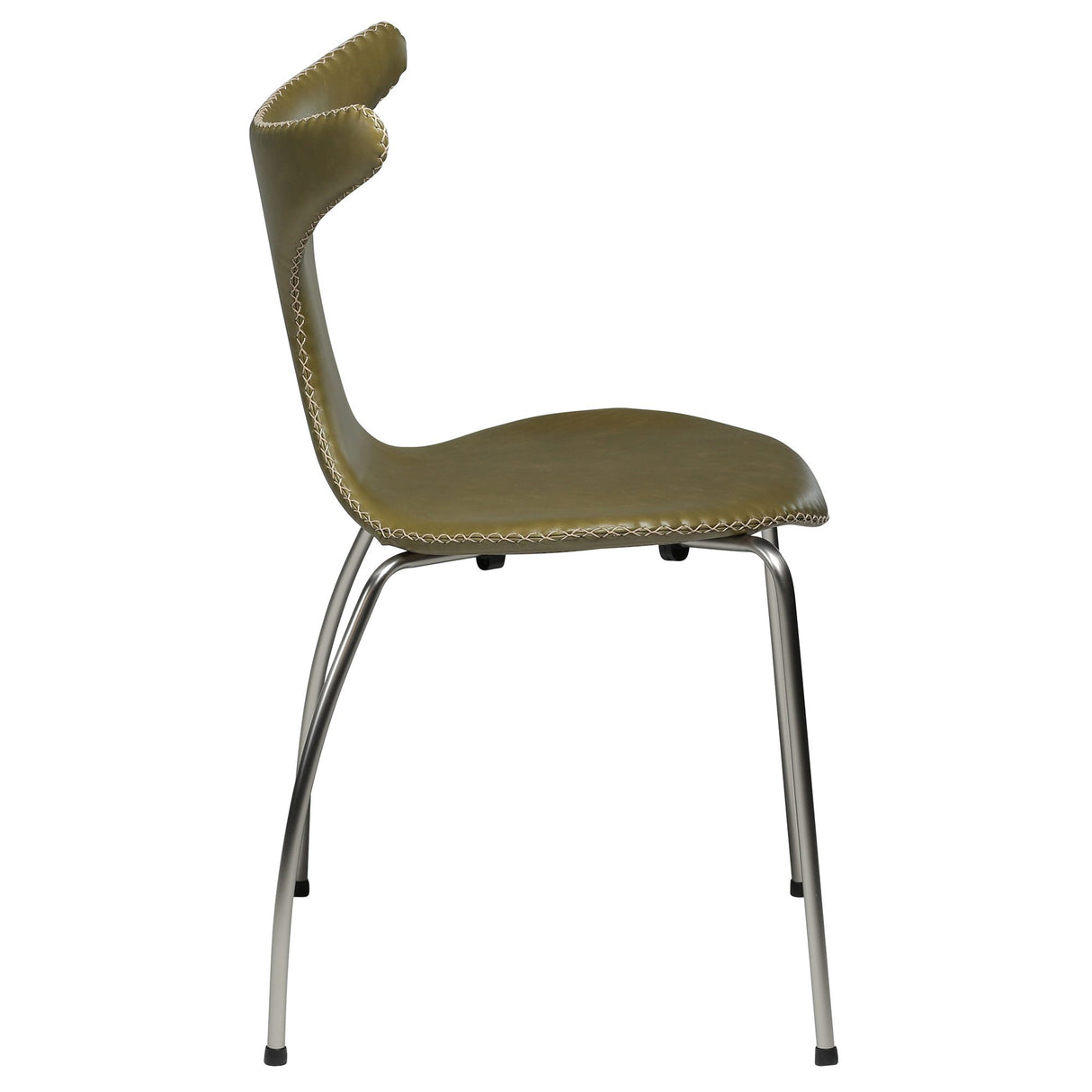 Dolphin Stol Moss Green Art.Leather