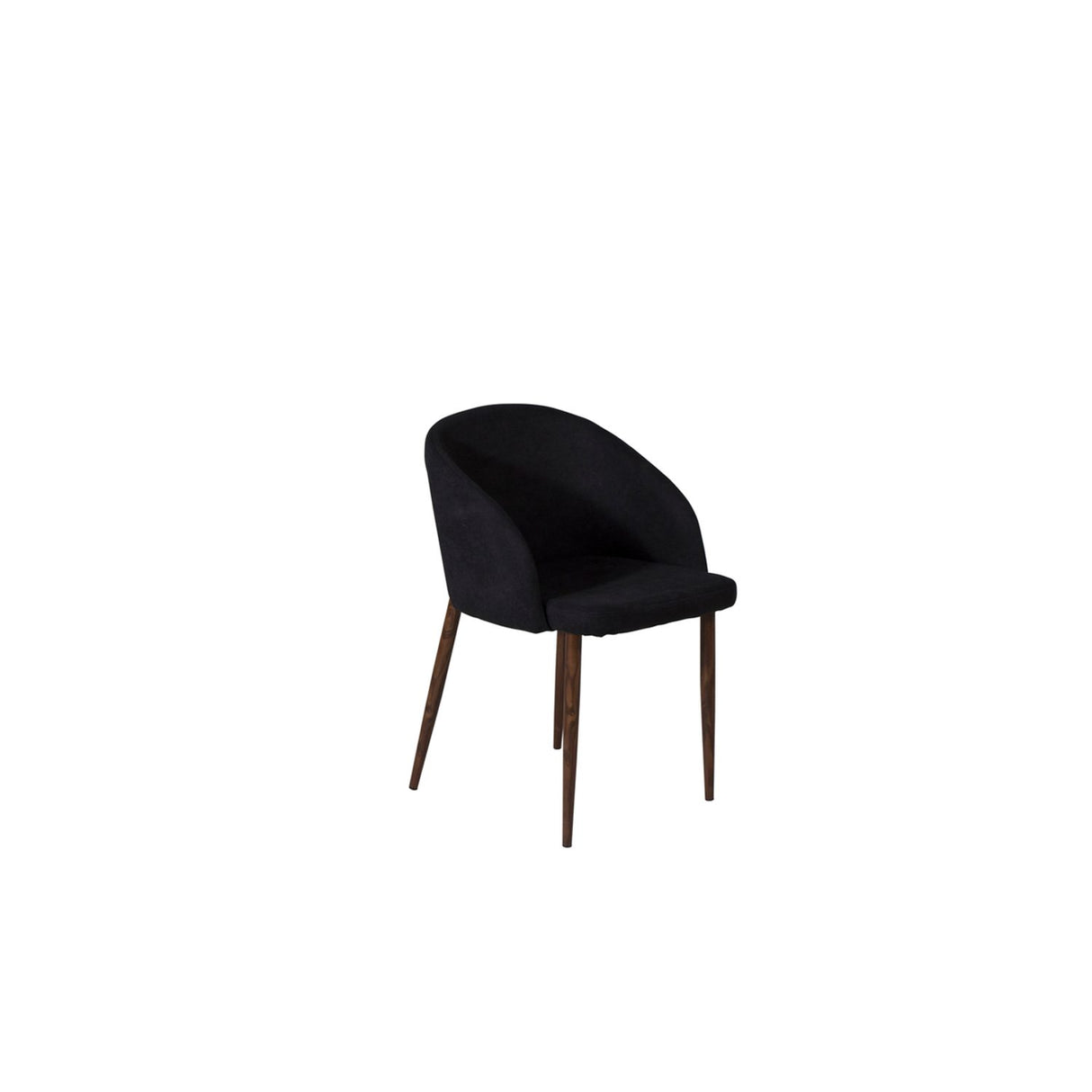 Båge Matstol Svart,Natur, Polyester, 55 x 83 x 49