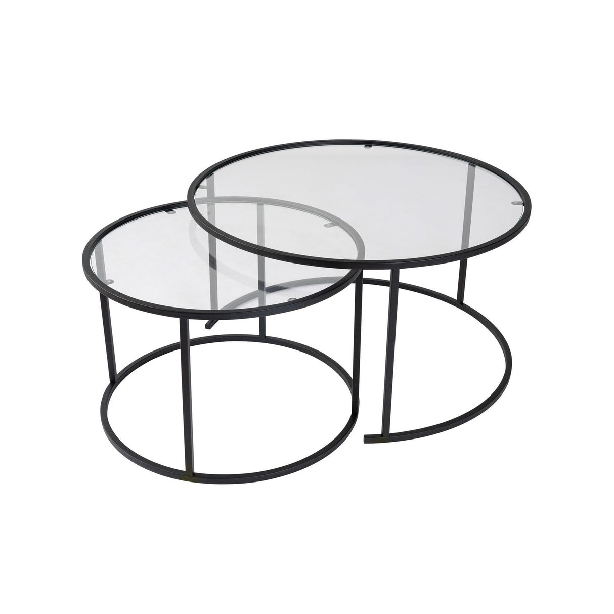 Nairobi Set (80 x 43 x 80 cm) Soffbordsset Svart