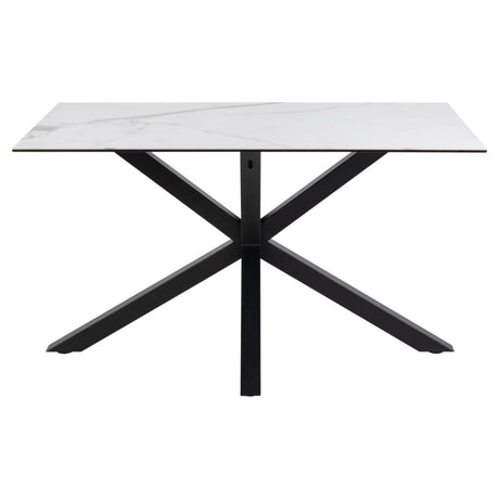 Verdun Matbord 135x80 cm Vitt Akranes