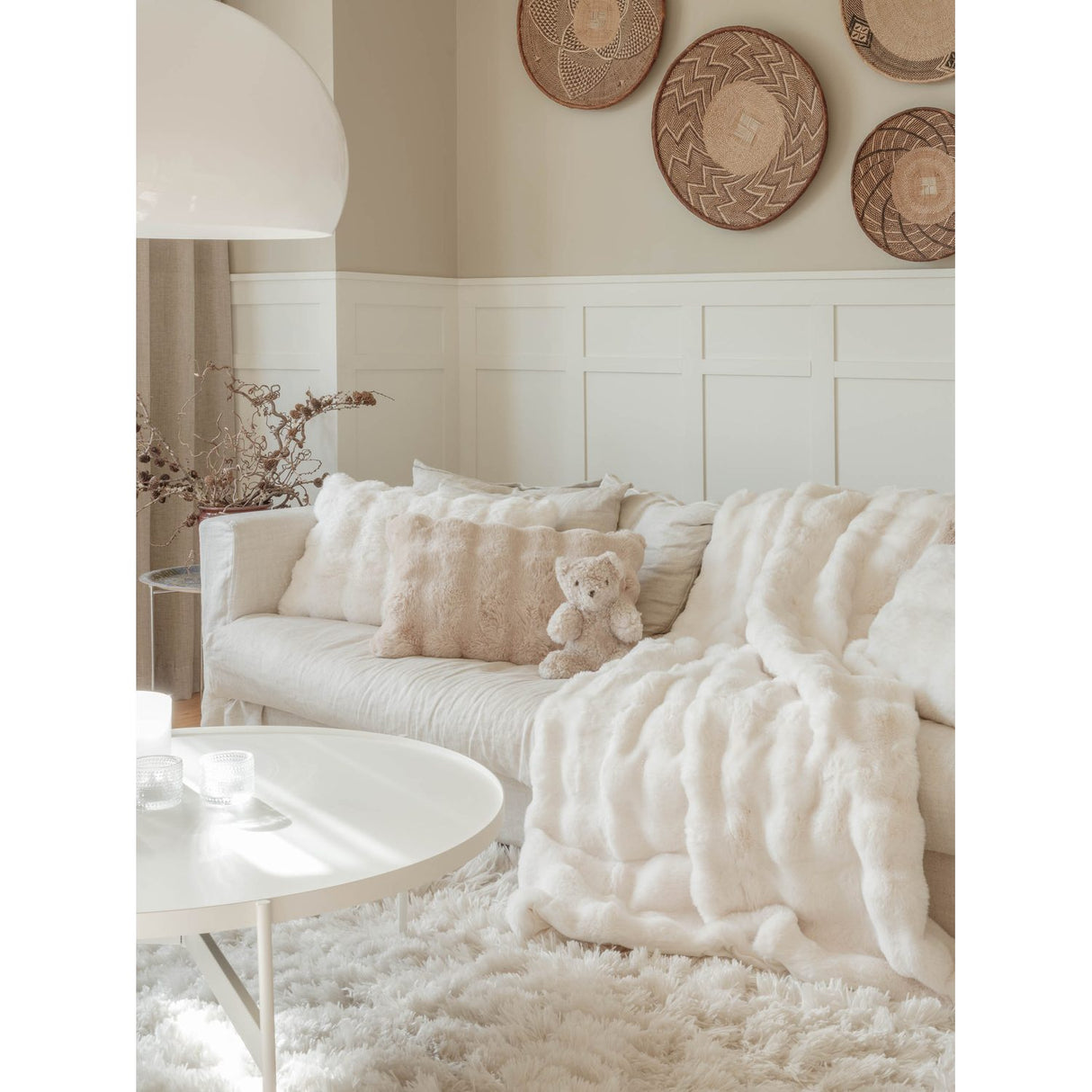 Misty Pläd Ivory