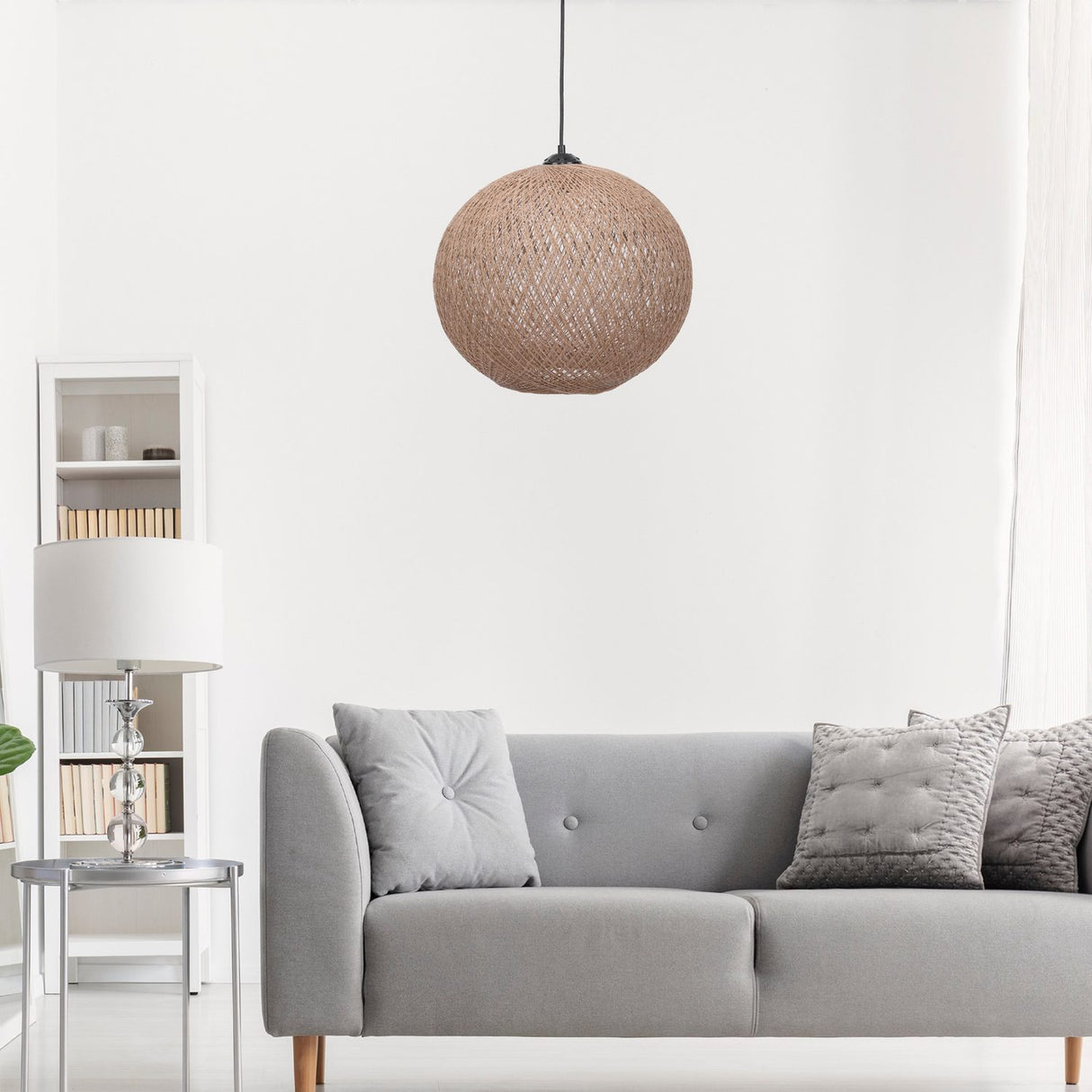 Doha (H 70 cm) Kräm Ljuskrona