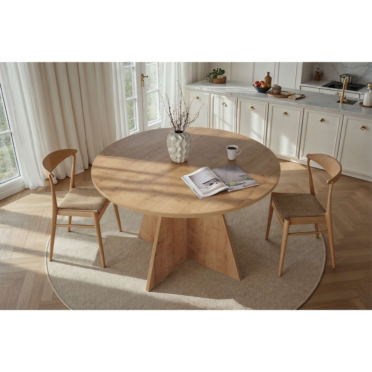 Chicago Matbord Sapphire Oak