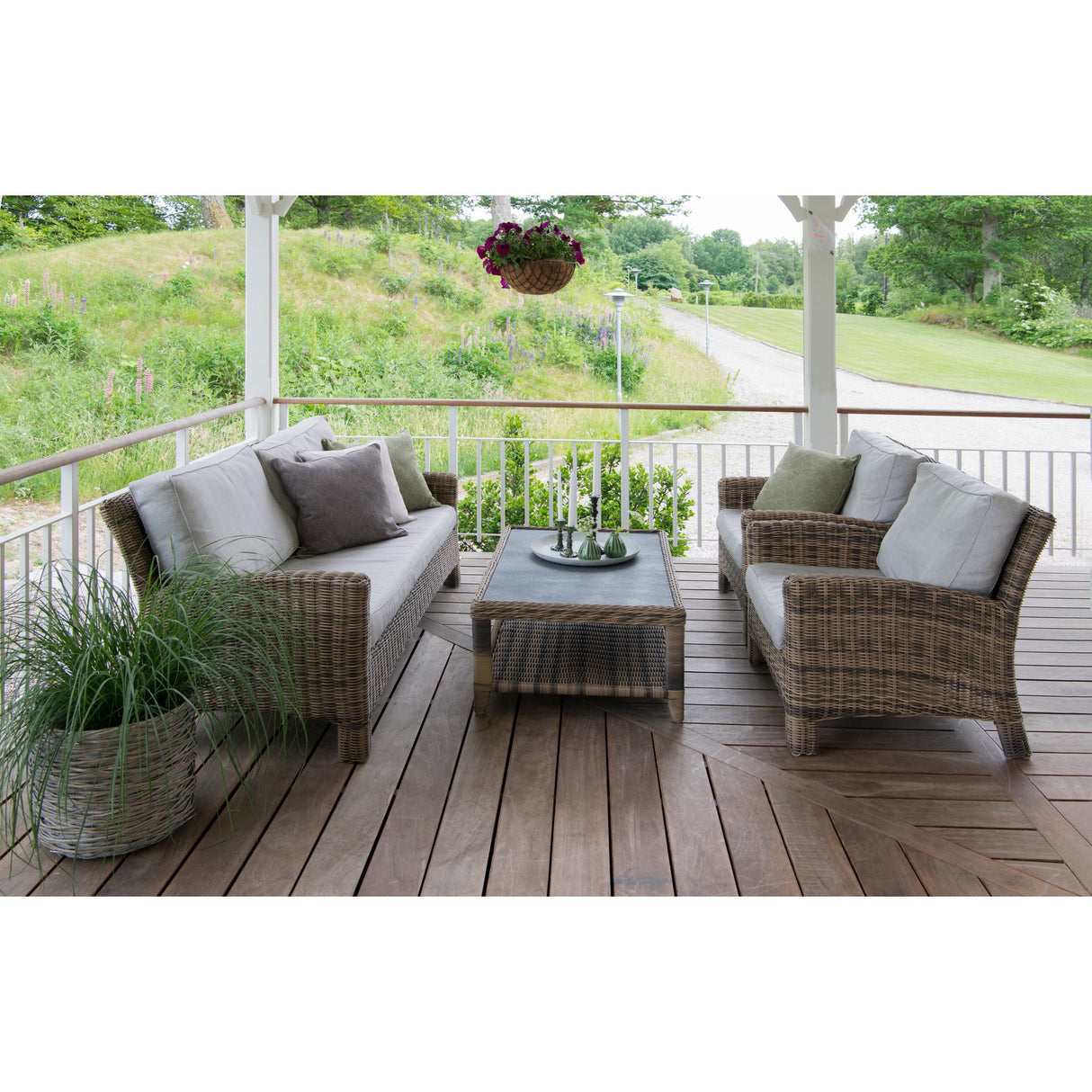 Dallas Utesoffbord 70x110 cm Natur