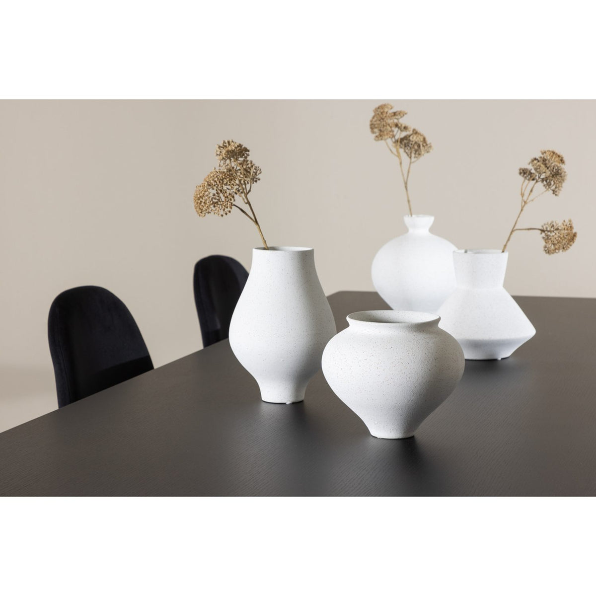 Ellis, Polar Rektangulär matgrupp Svart, Svart, 230 x 85