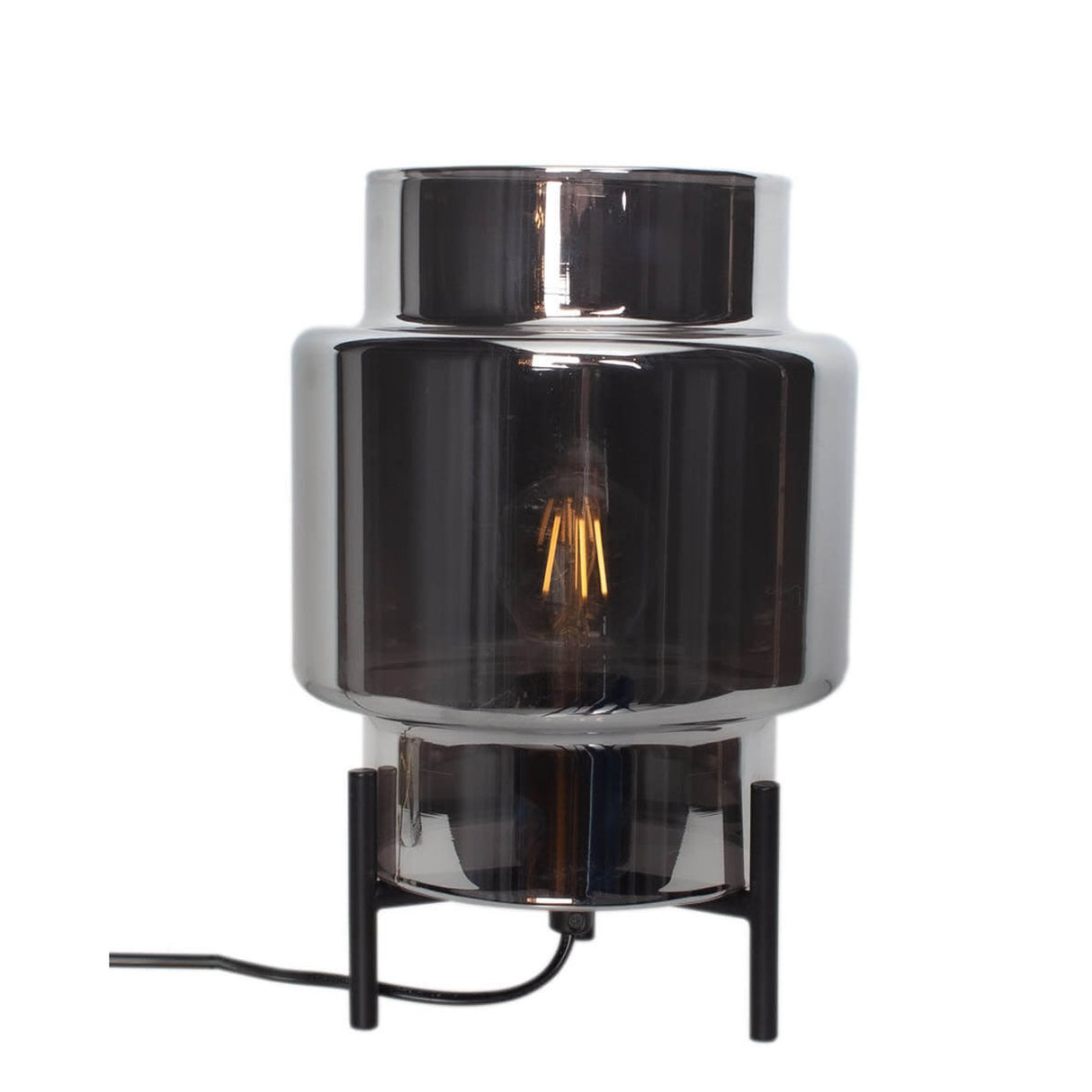 Ebbot Bordslampa 29 cm Rökgrå