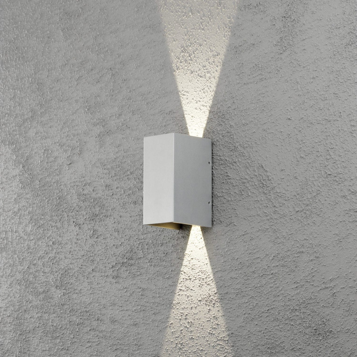 Cremona HP-LED 2x3W 17 cm Vägglampa Ute Grå