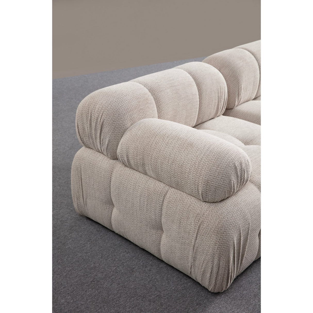 Colombo 3 (290-160 x 95 x 75 cm) Hörnsoffa Gräddvit